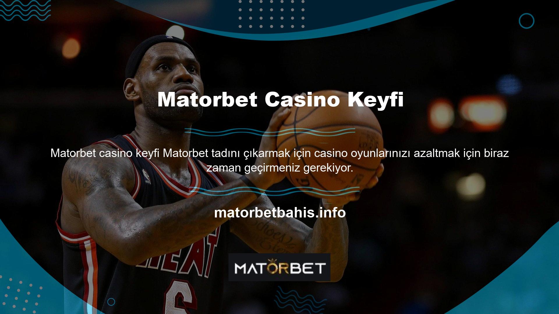 Matorbet üyeleri için en iyi şey iyi bir plana sahip olmak ve onu takip etmektir